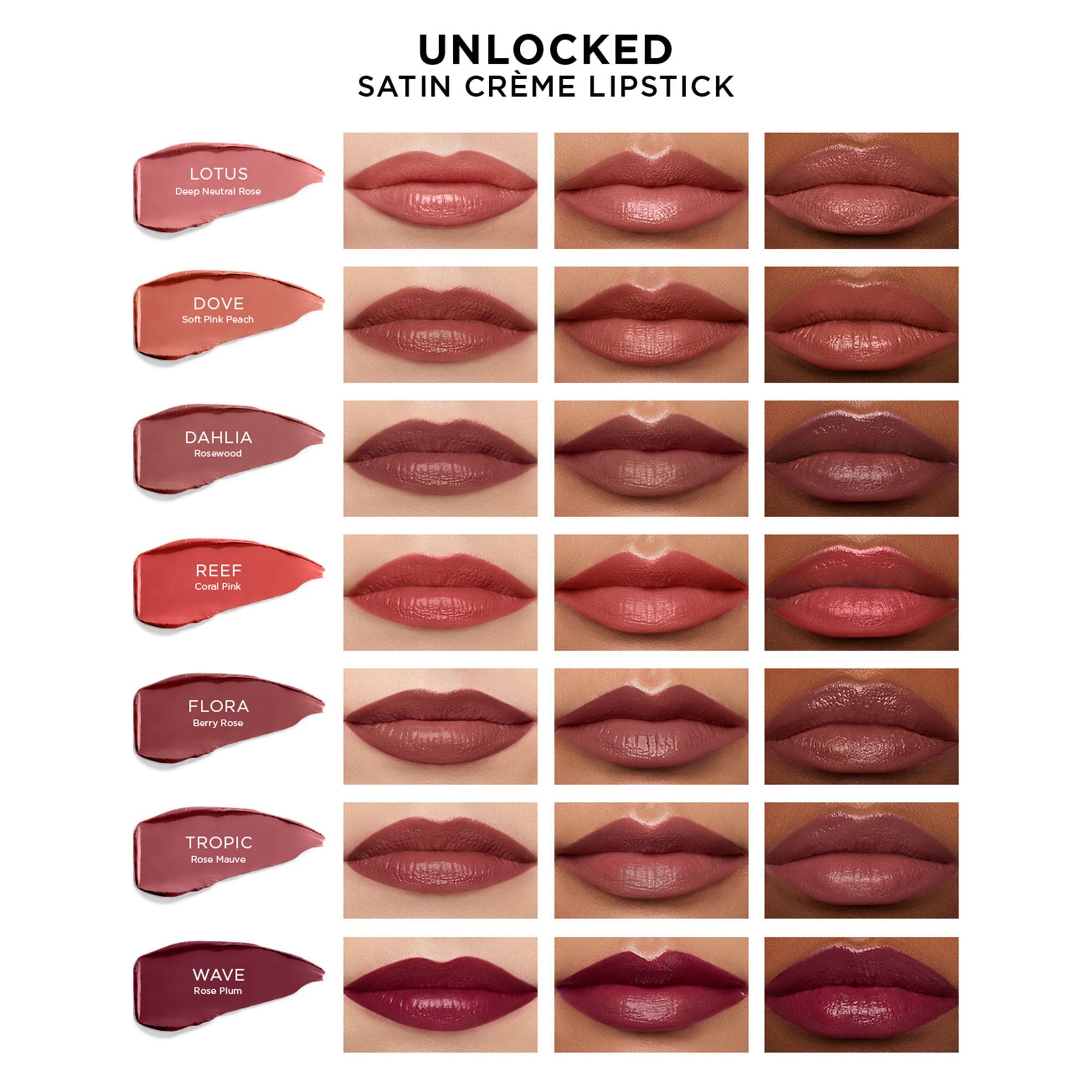 Unlocked Satin Crème Lipstick