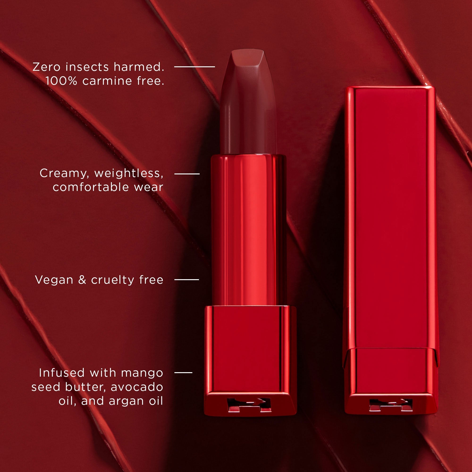 Unlocked Satin Crème Lipstick Red 0