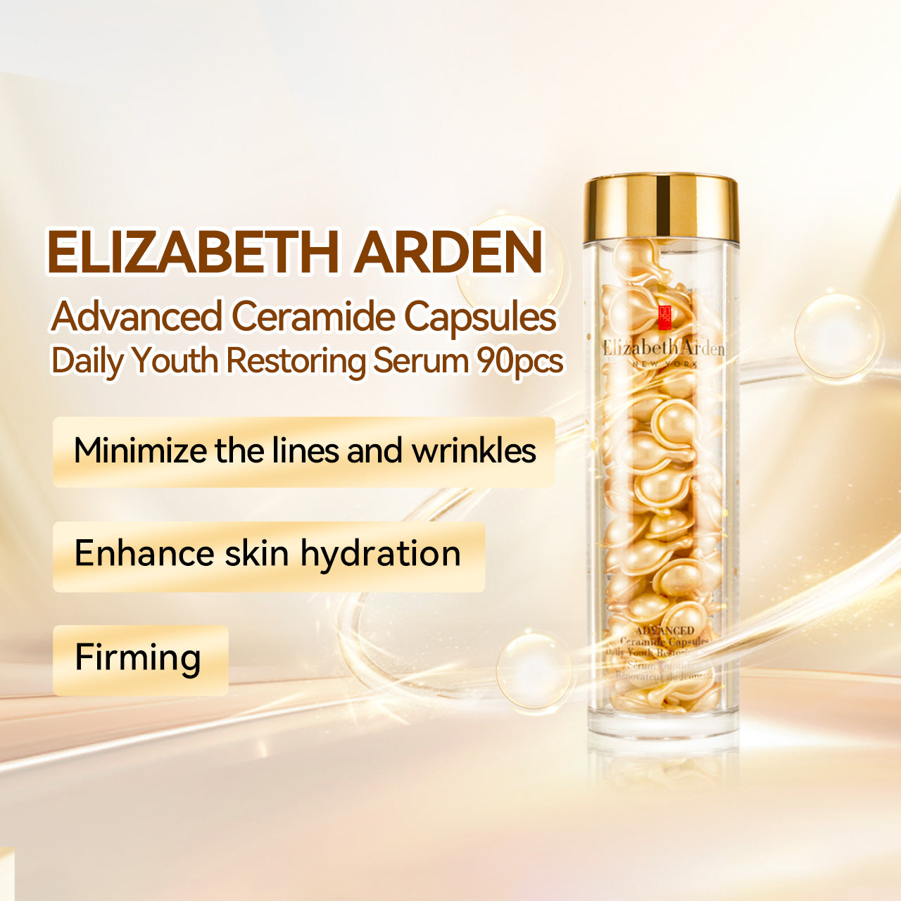 Elizabeth Arden Advanced Ceramide Capsules Daily Youth Restoring Serum 60/90 Capsules