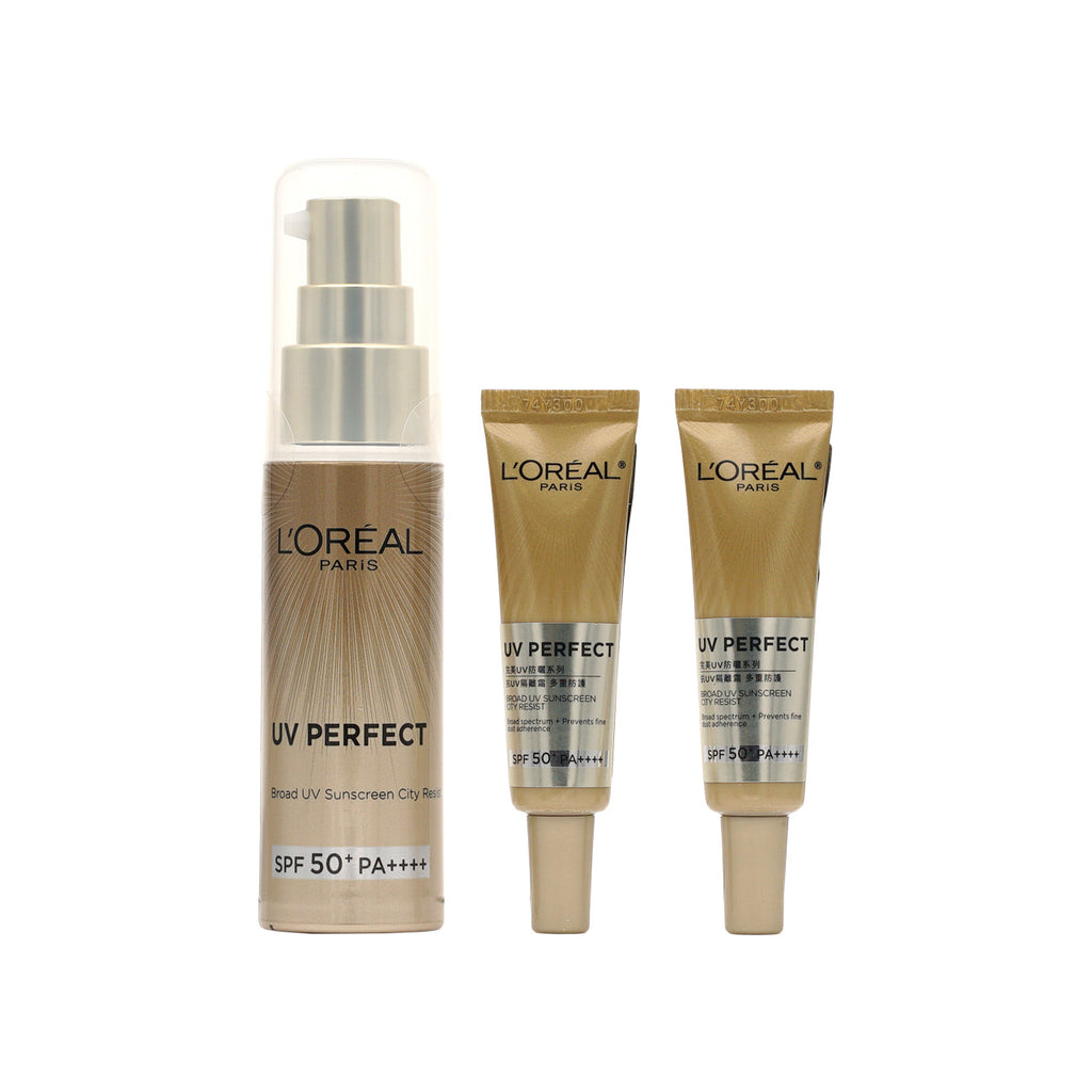 L'Oreal Paris SPF50+PA++++ UV Protect Set 3pcs