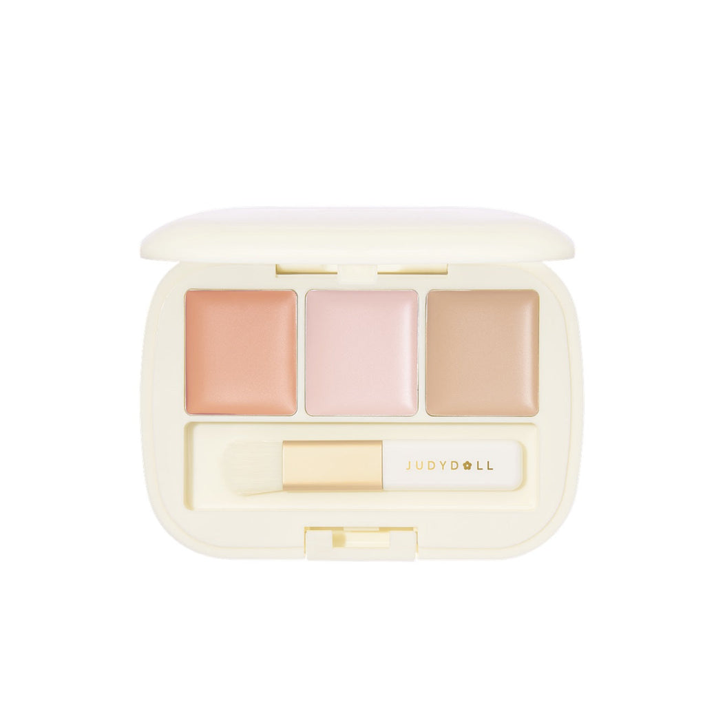 Judydoll Three-Color Concealer Palette #02 KO Panda eye 1pc