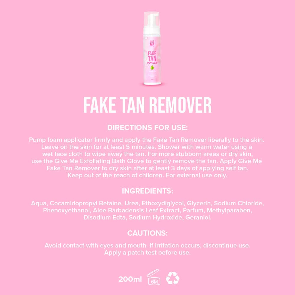 Fake Tan Remover