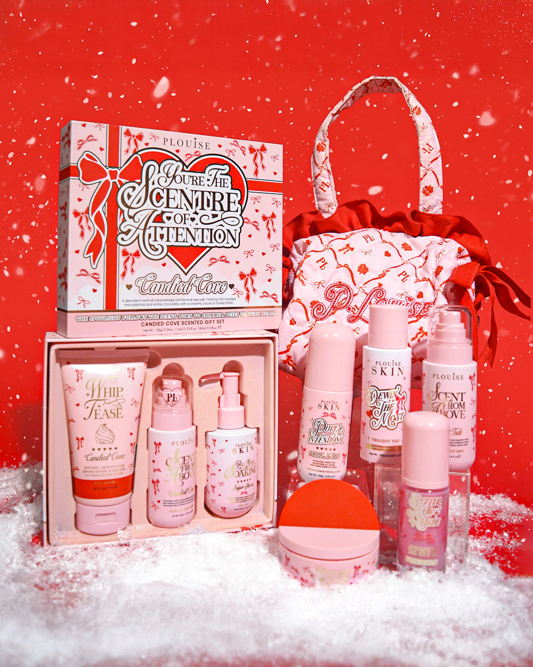 P.Louise Candied Cove Body Set & Skin Care Bag Bundle