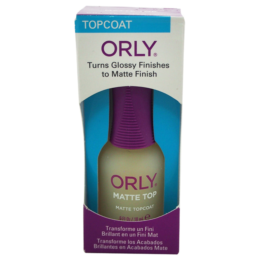 Orly Matte Top - Matte TopCoat by Orly for Women - 0.6 oz Nail Polish