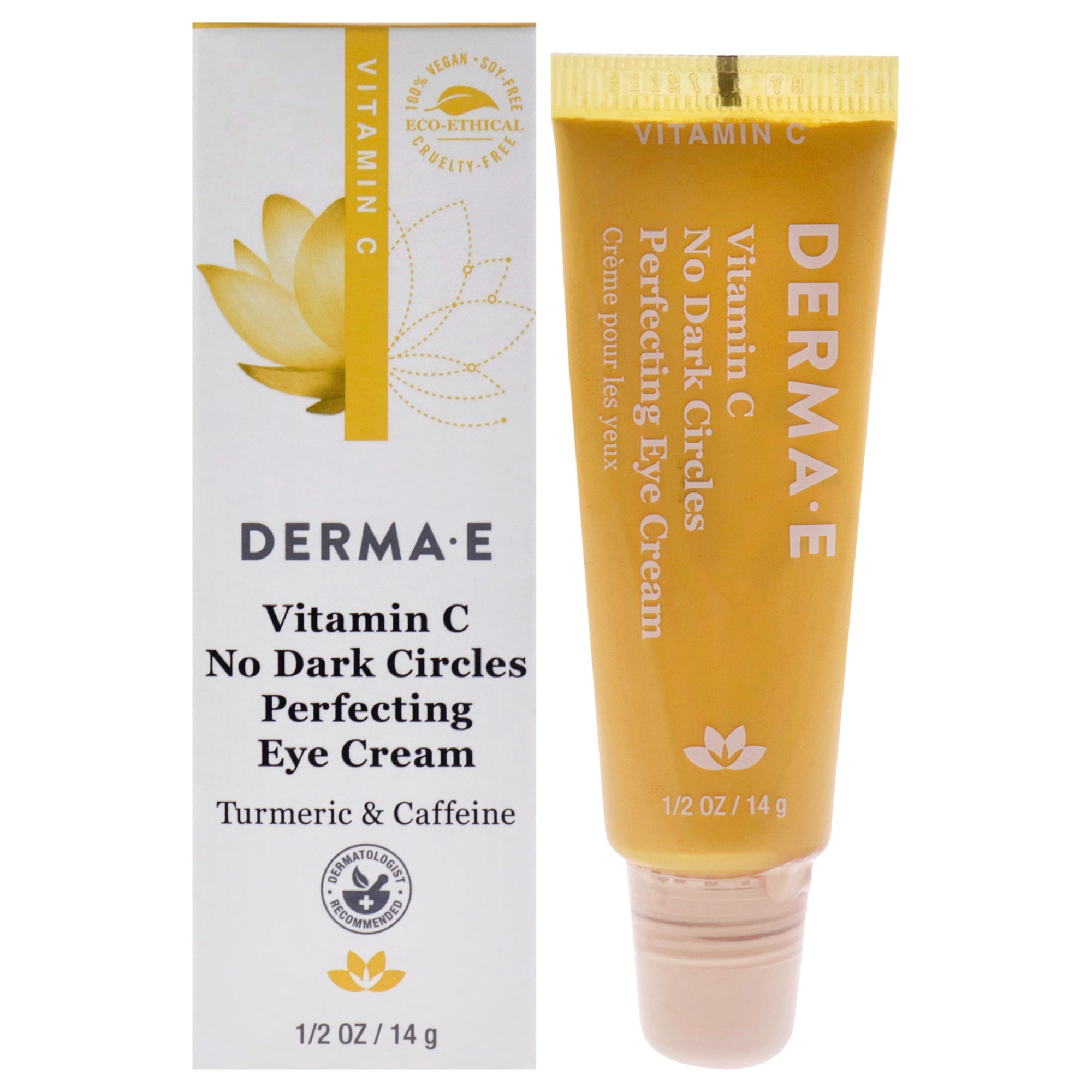 Derma E Vitamin C No Dark Circles Perfecting Eye Cream by Derma-E for Unisex - 0.5 oz Cream