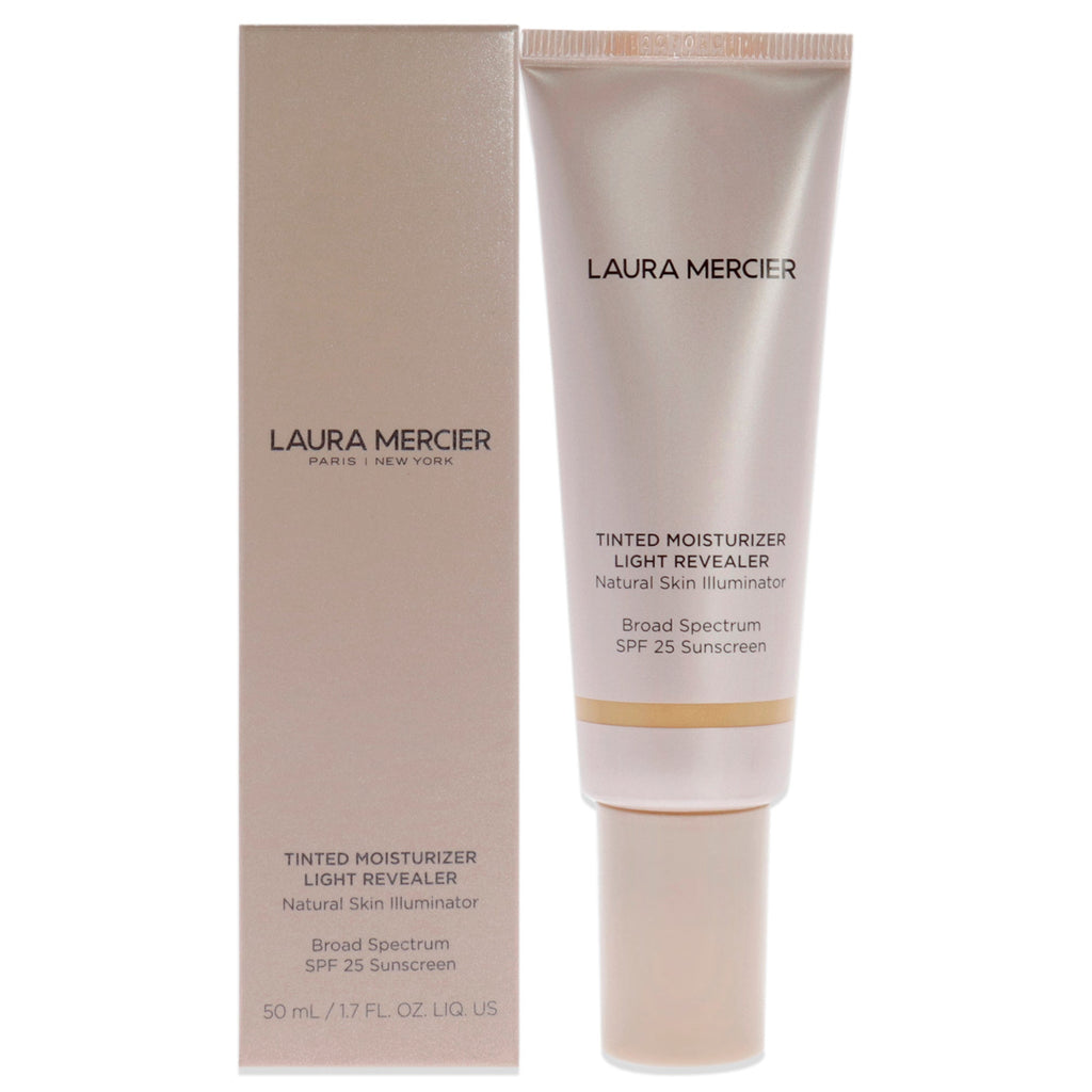 Laura Mercier Tinted Moisturizer Light Revealer Illuminator SPF 25 - 2W1 Natural by Laura Mercier for Women - 1.7 oz Sunscreen