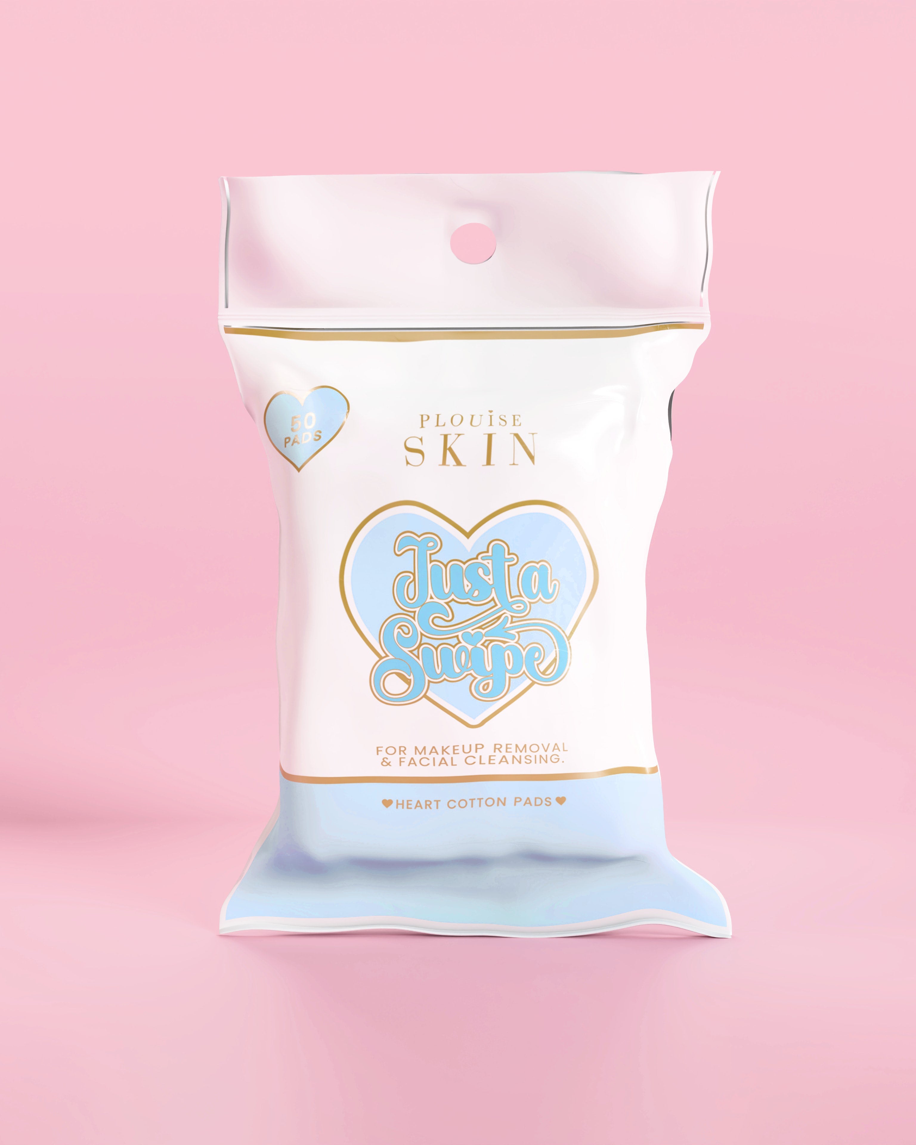 P.Louise Just A Swipe Heart-Shaped Cotton Pads