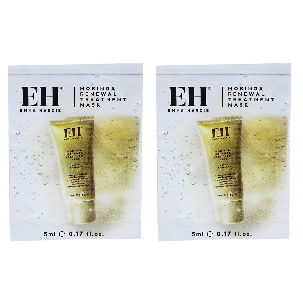 Emma Hardie Moringa Renewal Treatment Mask by Emma Hardie for Women - 5 ml Treatment - Pack of 2