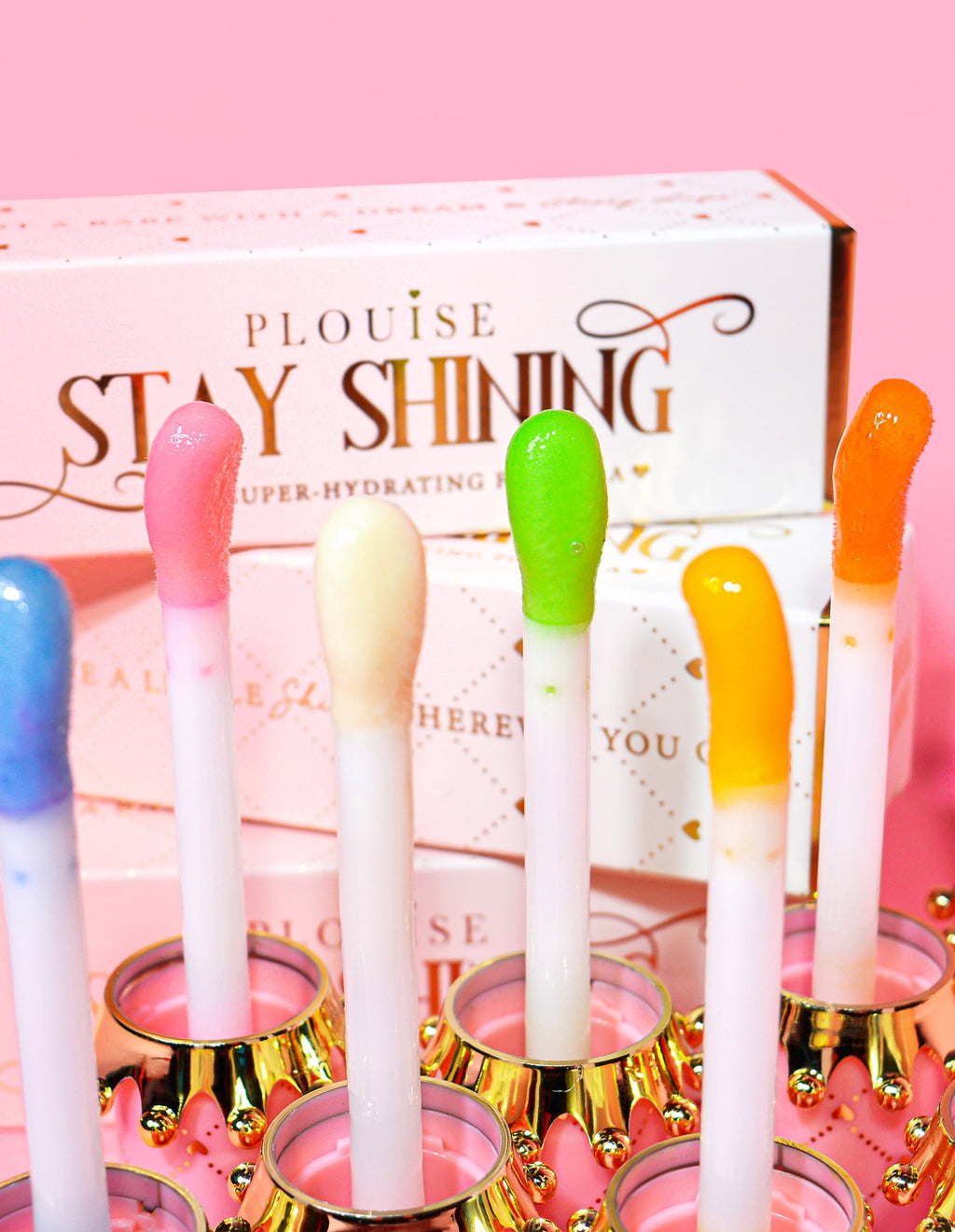 P. Louise Stay Shining Crown Lip Oil