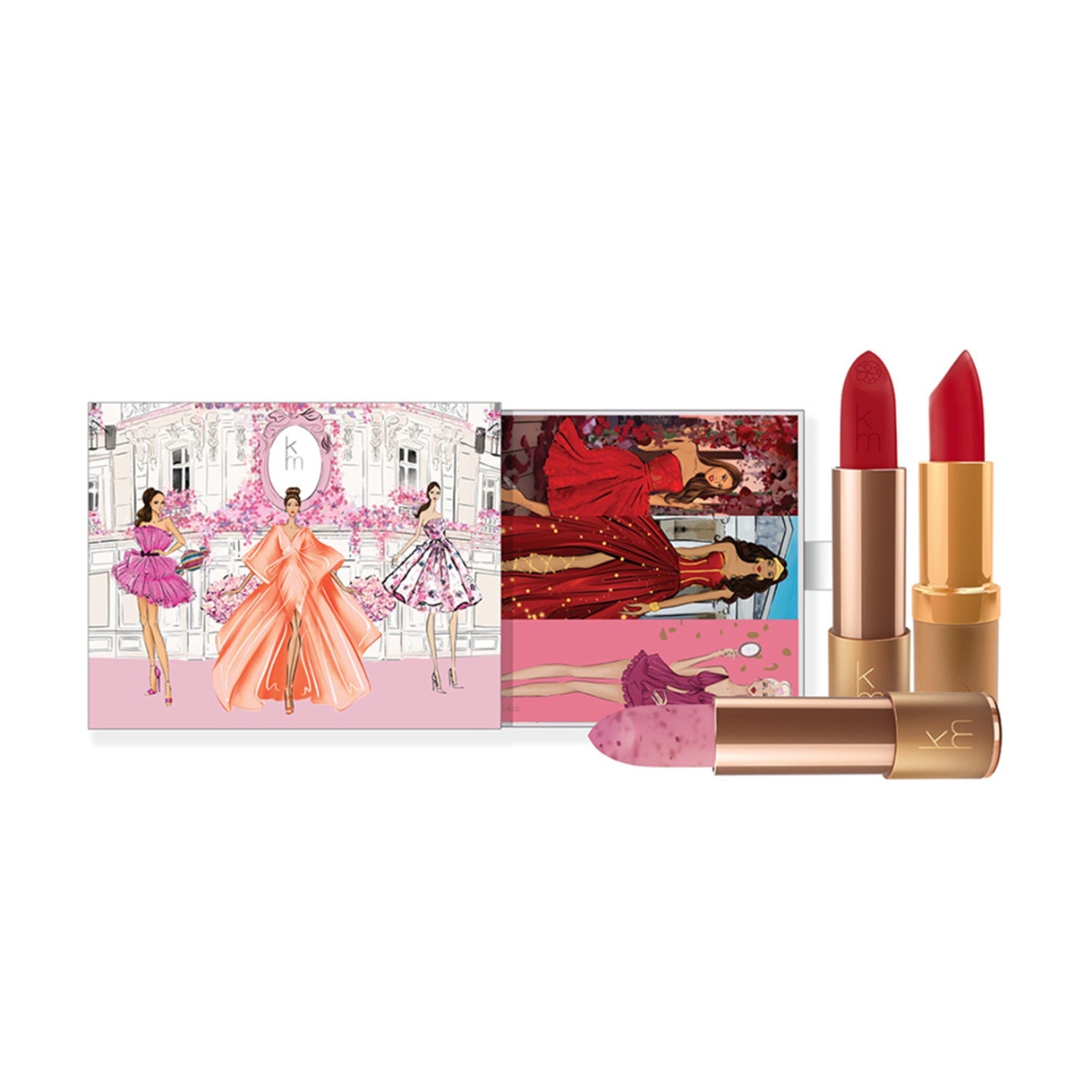 Karen Murrell Natural Lipstick Gift Set Trio - Reds