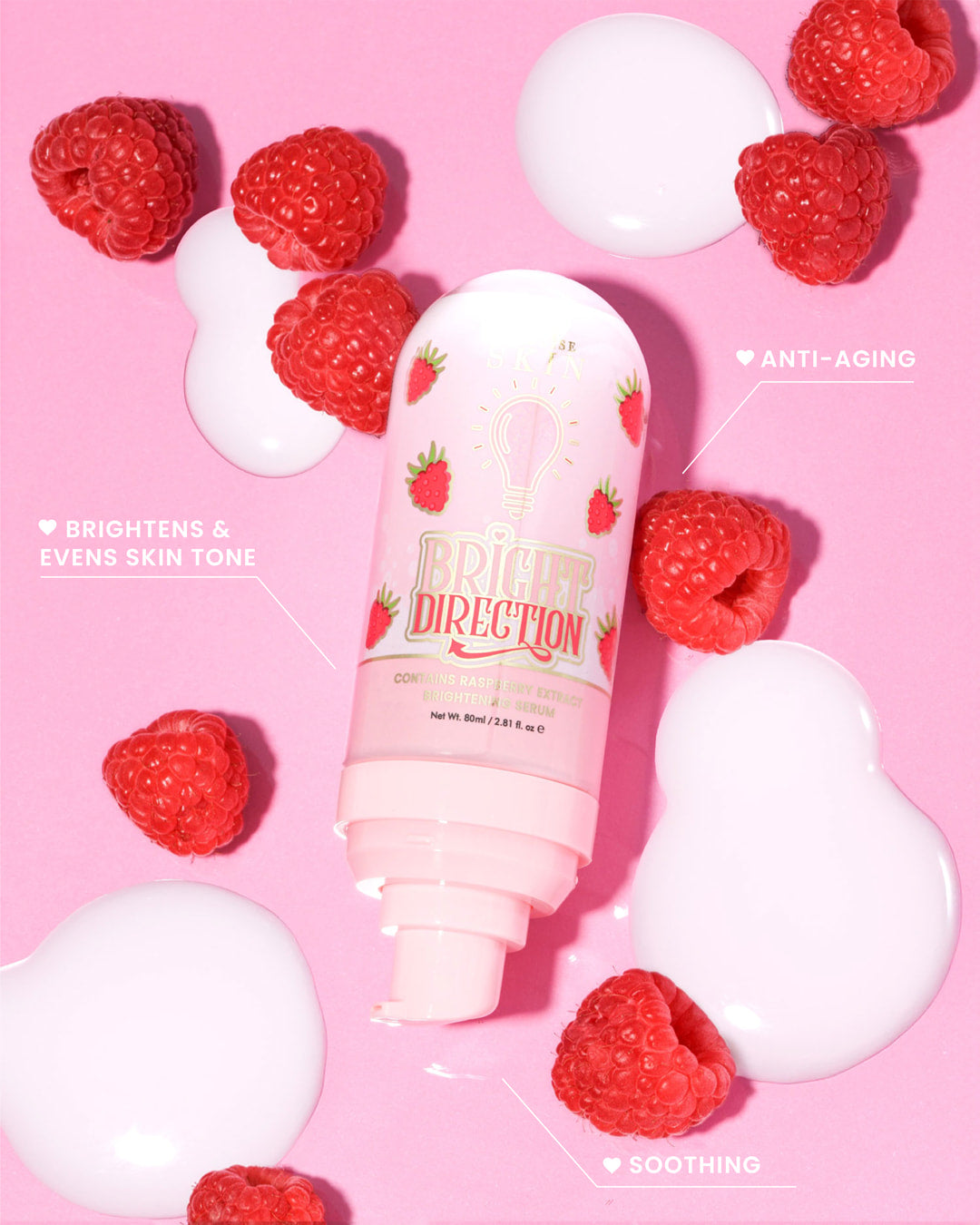 P.Louise Bright Direction Raspberry Brightening Serum