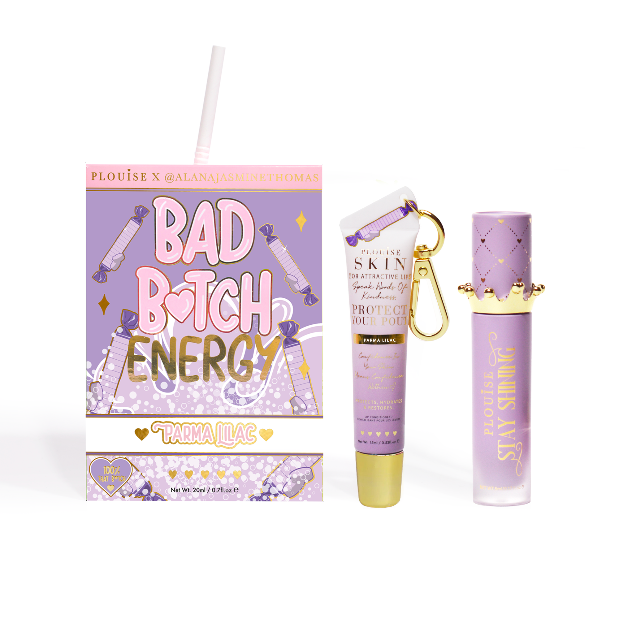 P.Louise Bad Bitch Energy Lip Duo