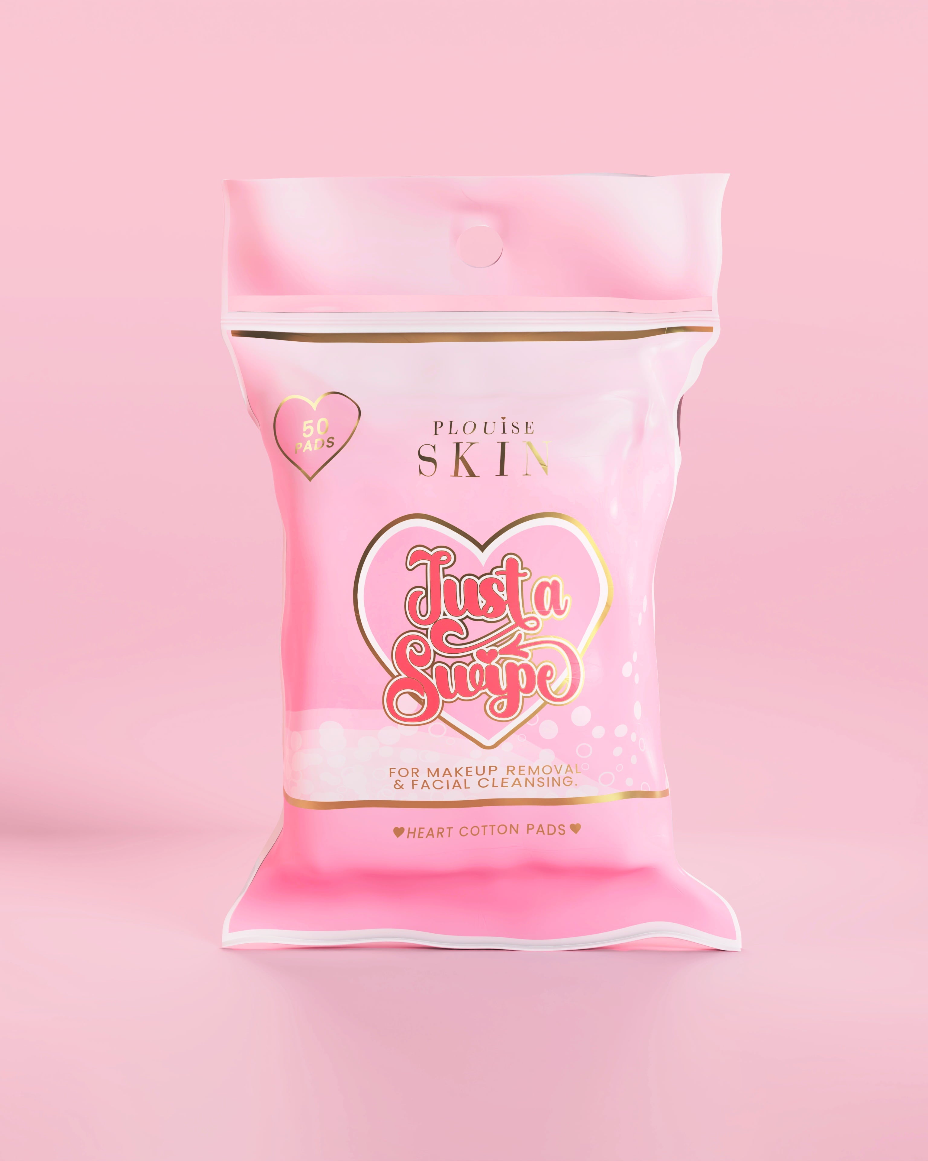 P.Louise Just A Swipe Heart-Shaped Cotton Pads