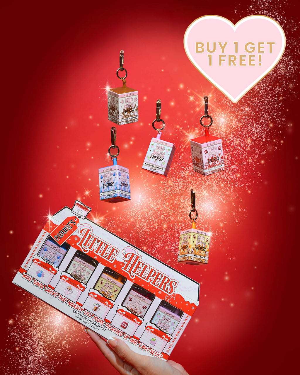 P.Louise's Little Helpers Keychain Lip Balm Gift Set