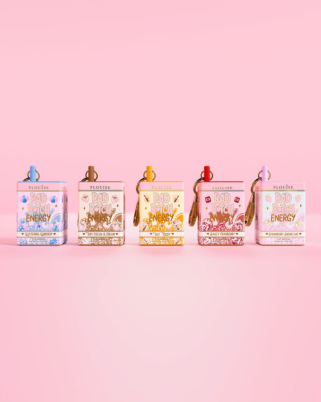 P.Louise's Little Helpers Keychain Lip Balm Gift Set