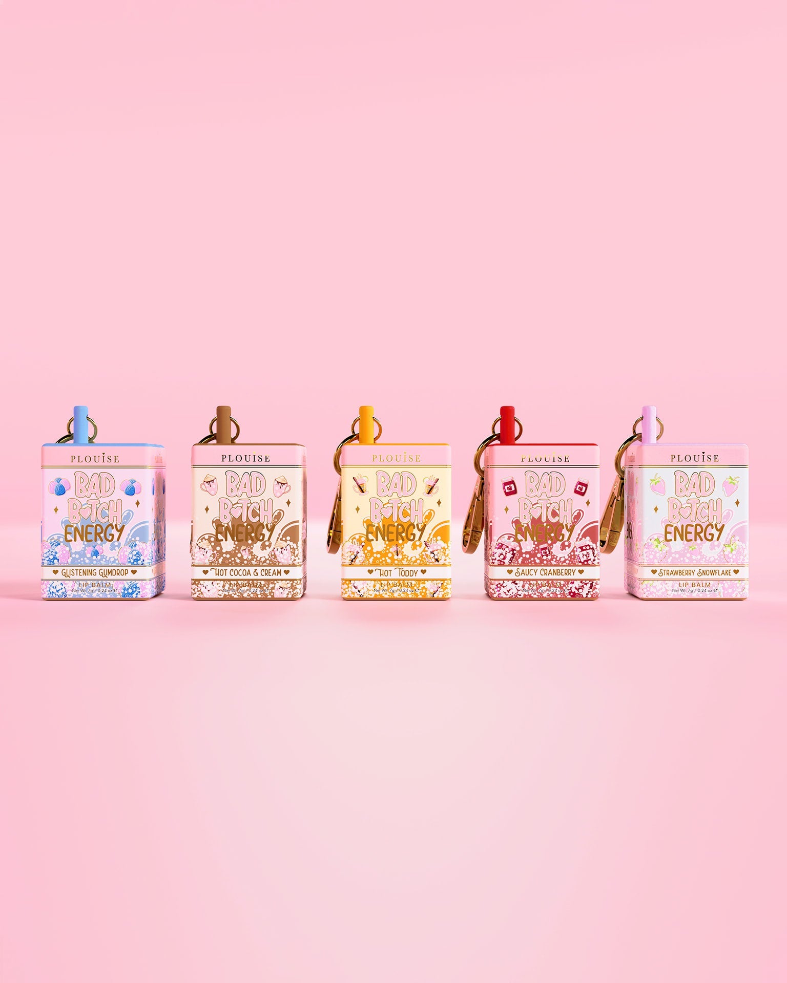 P.Louise's Little Helpers Keychain Lip Balm Gift Set