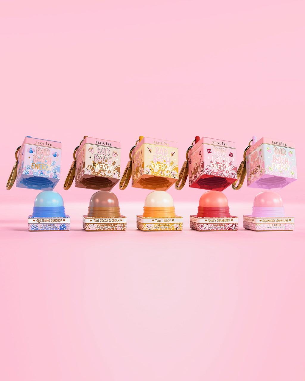 P.Louise's Little Helpers Keychain Lip Balm Gift Set