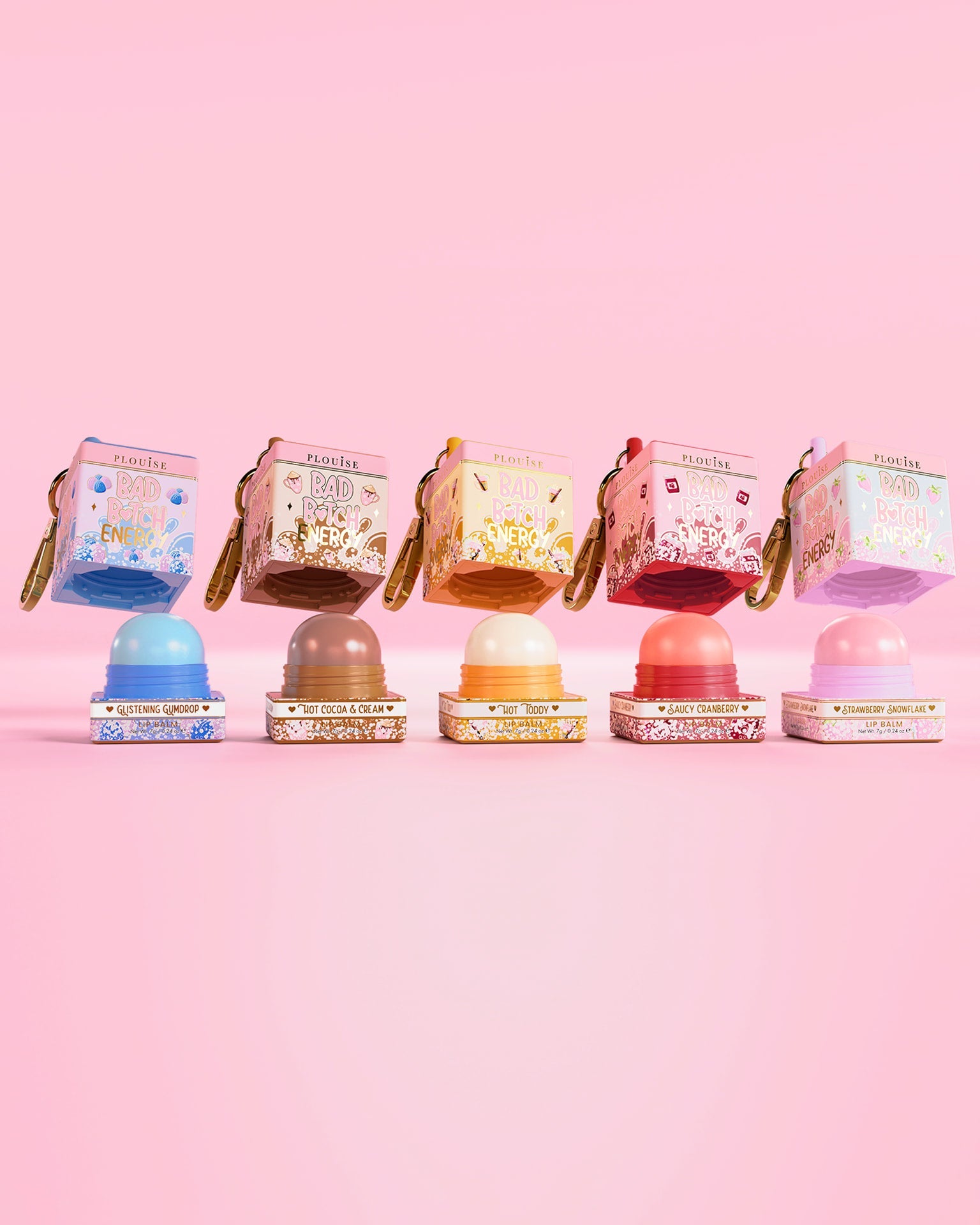 P.Louise's Little Helpers Keychain Lip Balm Gift Set