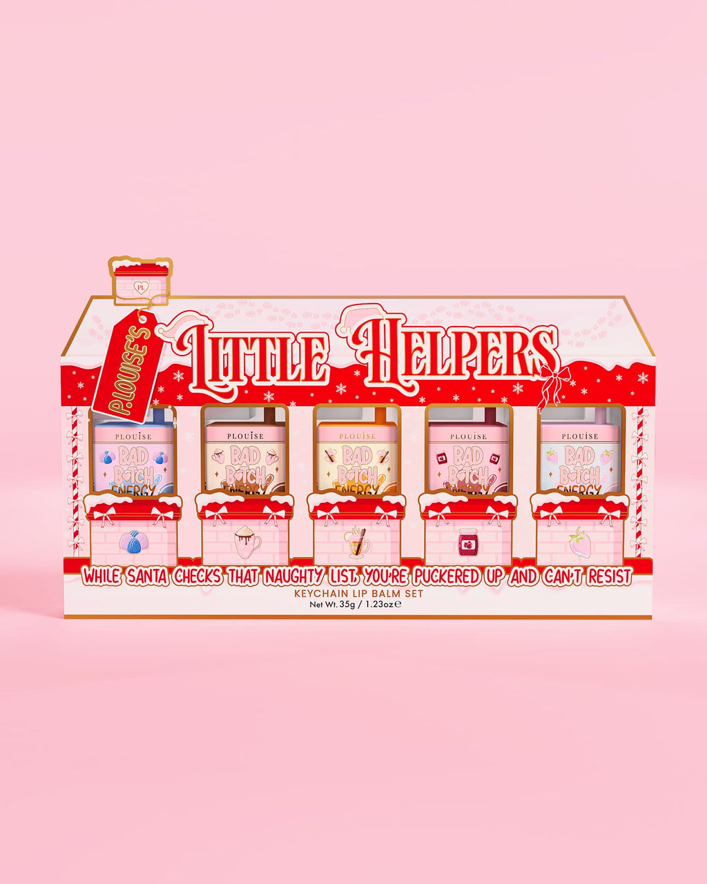 P.Louise's Little Helpers Keychain Lip Balm Gift Set