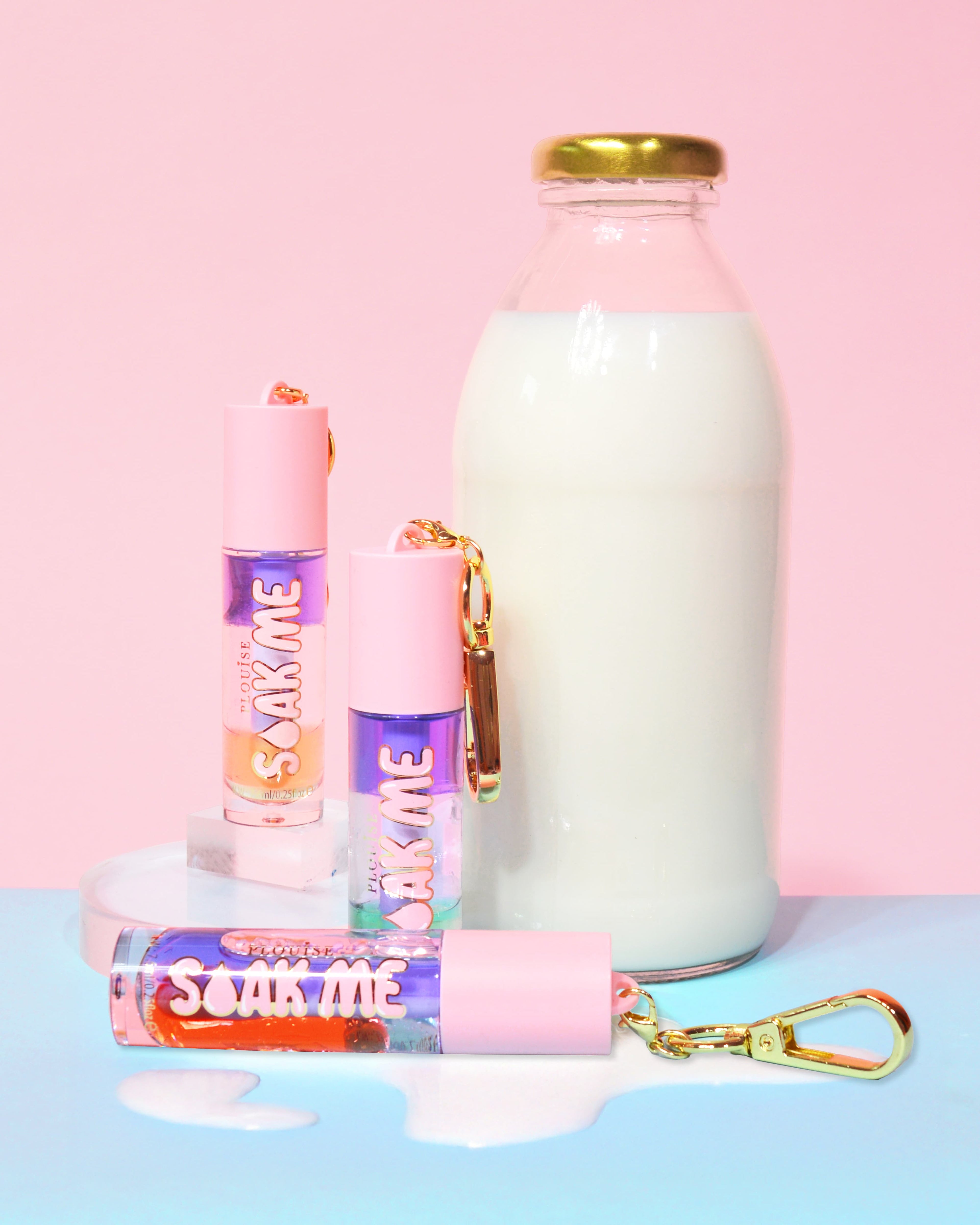 P. Louise Soak Me Lip Oil Breakfast Bundle