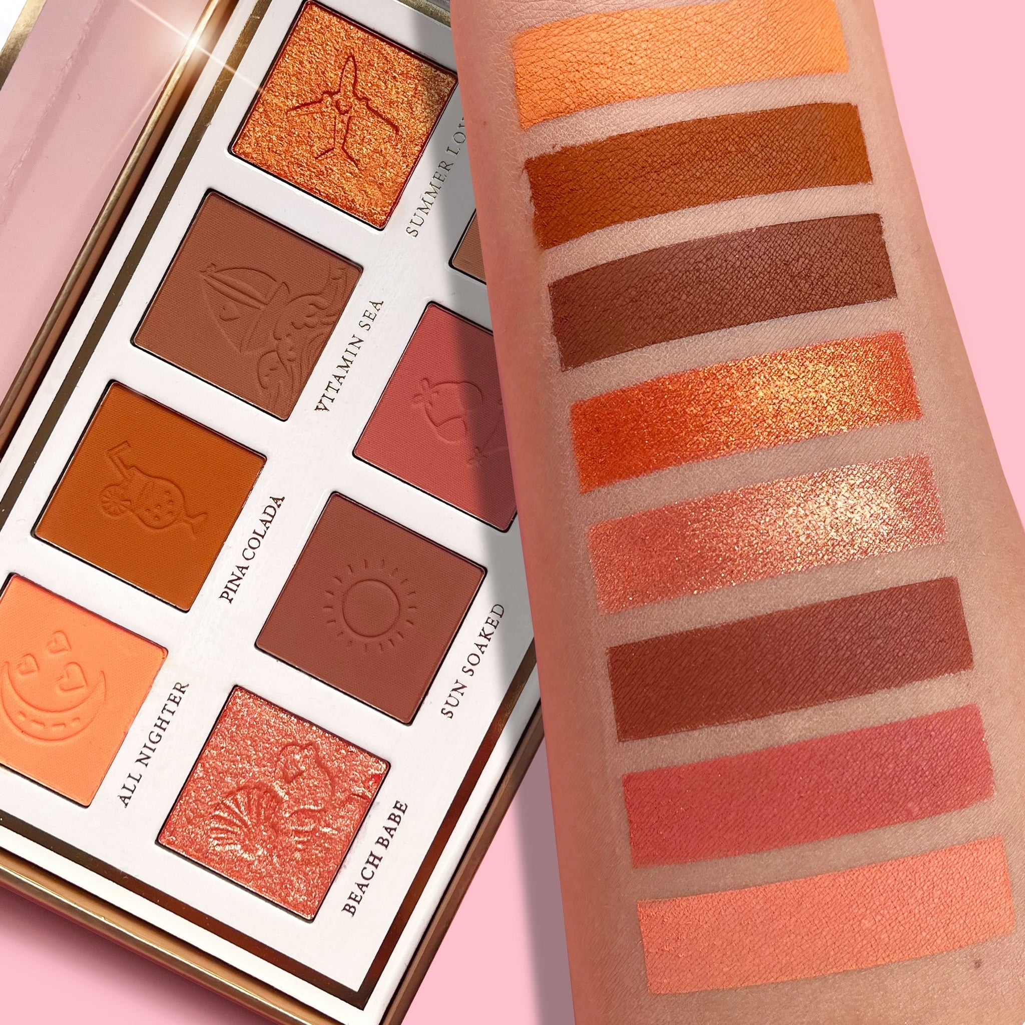 P.Louise Love Tapes Mini Eyeshadow Palette - Baecation