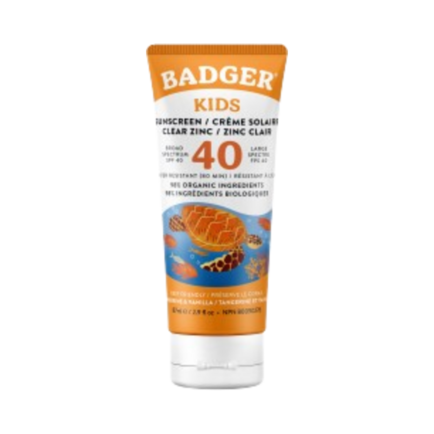 Badger Balms SPF 40 Kids Clear Zinc Sunscreen