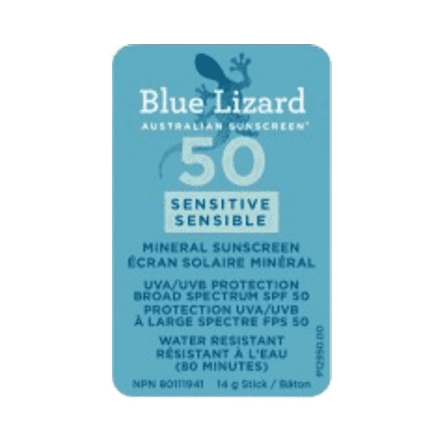 Blue Lizard Sunscreen SPF 50 Sensitive Stick