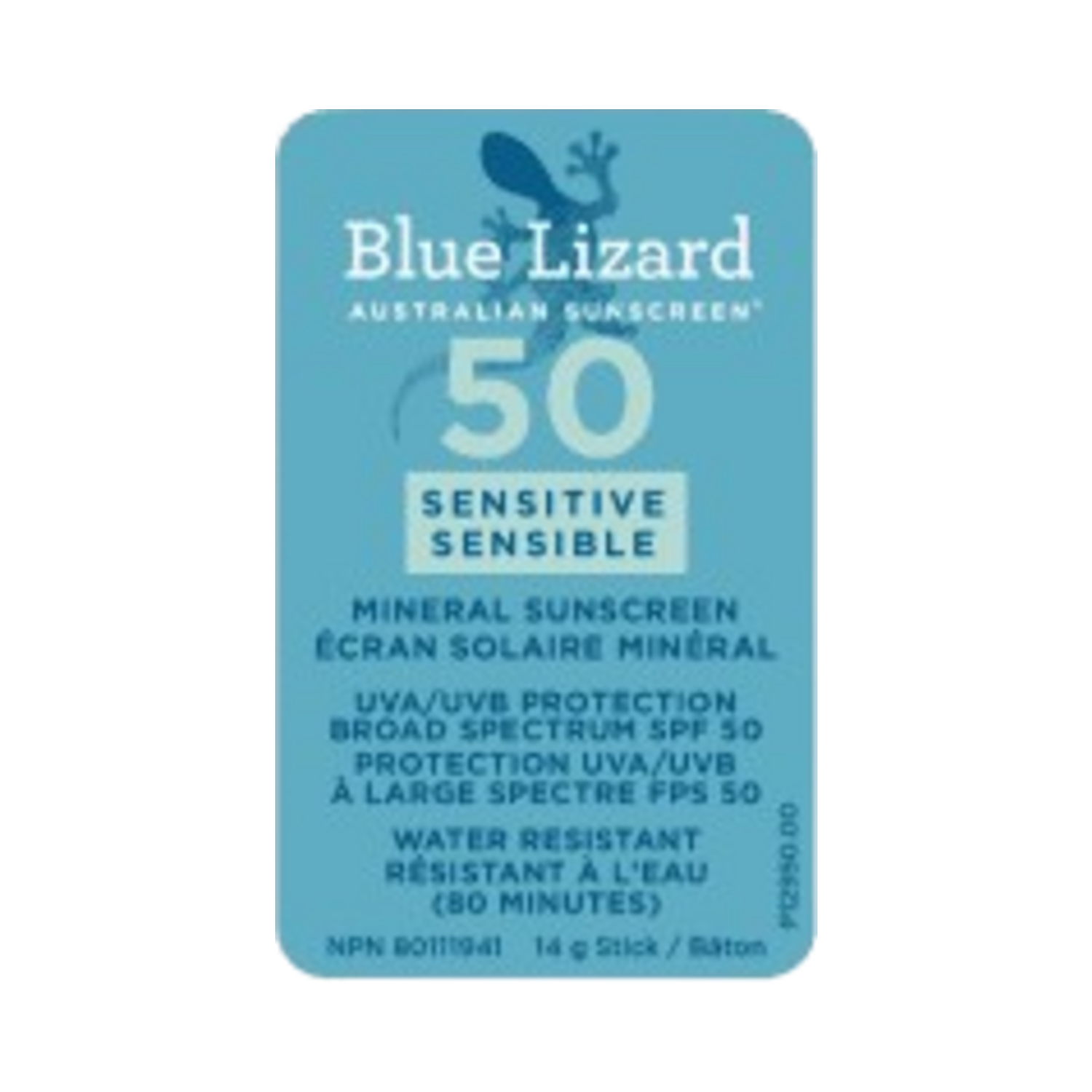 Blue Lizard Sunscreen SPF 50 Sensitive Stick
