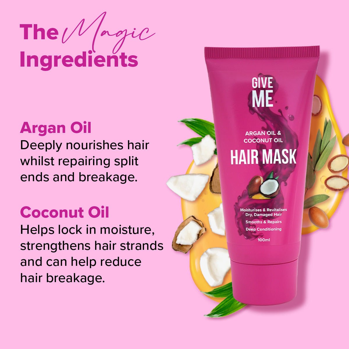 Argan Oil & Coconut Oil Deep Conditioning Hair Mask