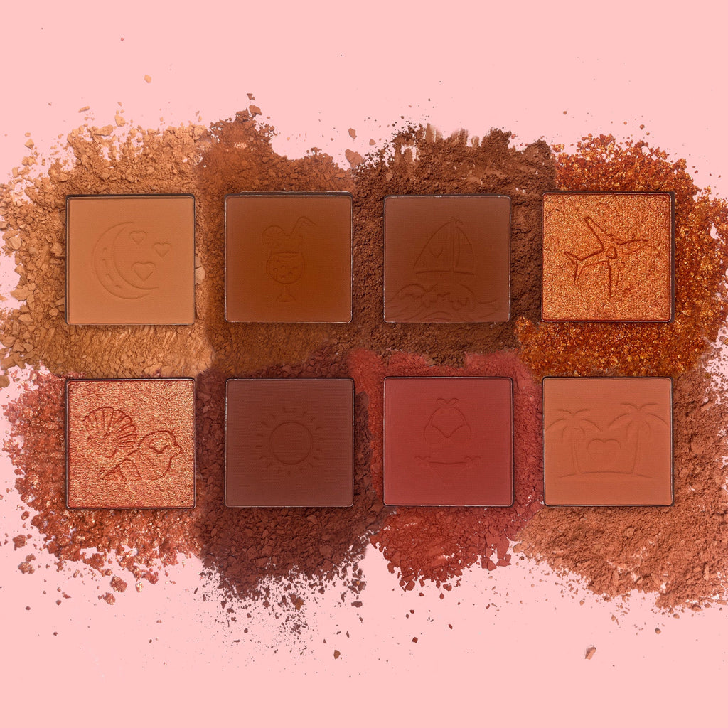 P.Louise Love Tapes Mini Eyeshadow Palette - Baecation