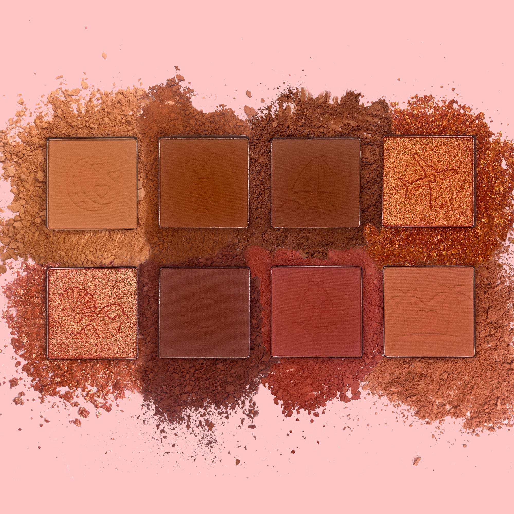 P.Louise Love Tapes Mini Eyeshadow Palette - Baecation