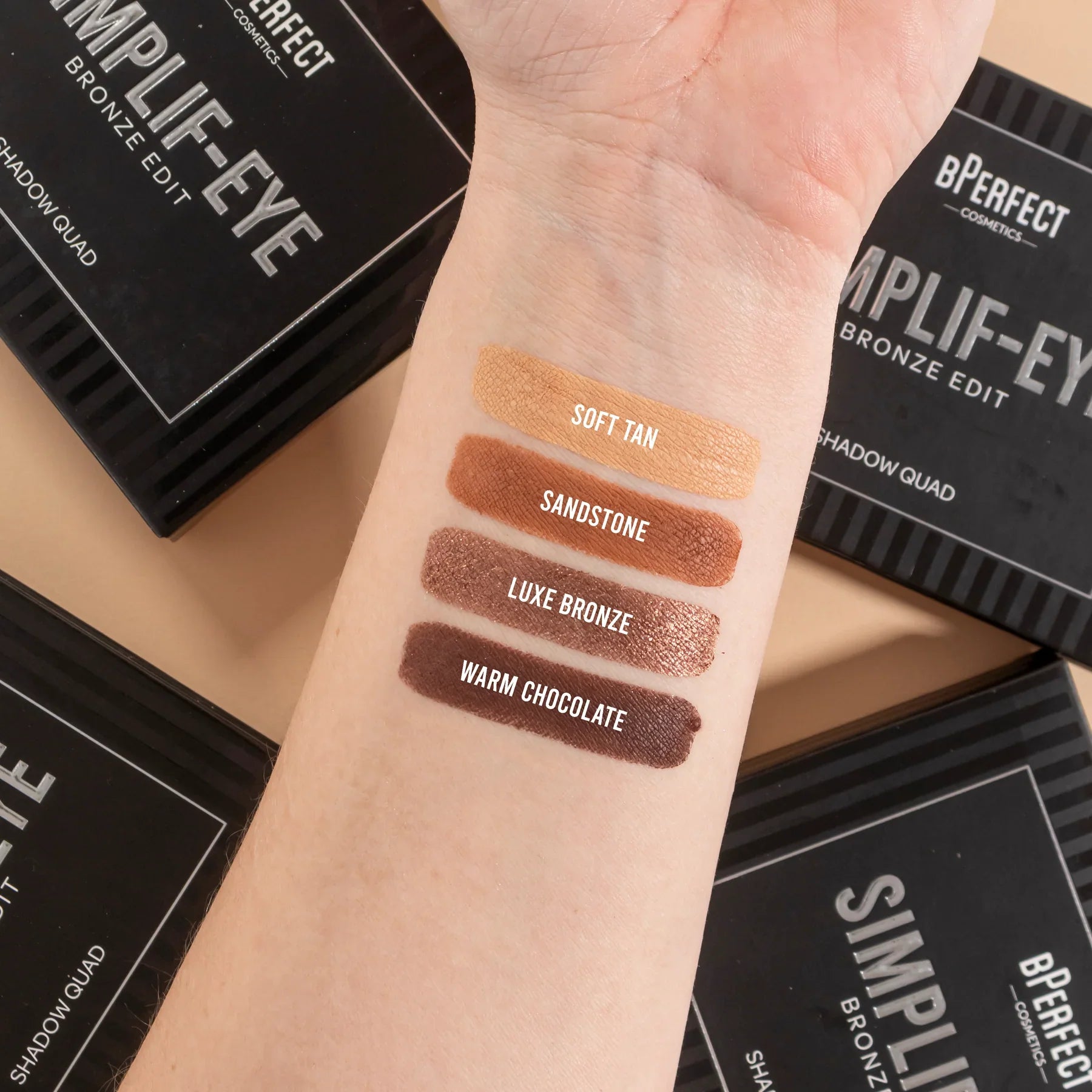 BPerfect Cosmetics Simplif-EYE Bronze Edit - Eyeshadow Palette