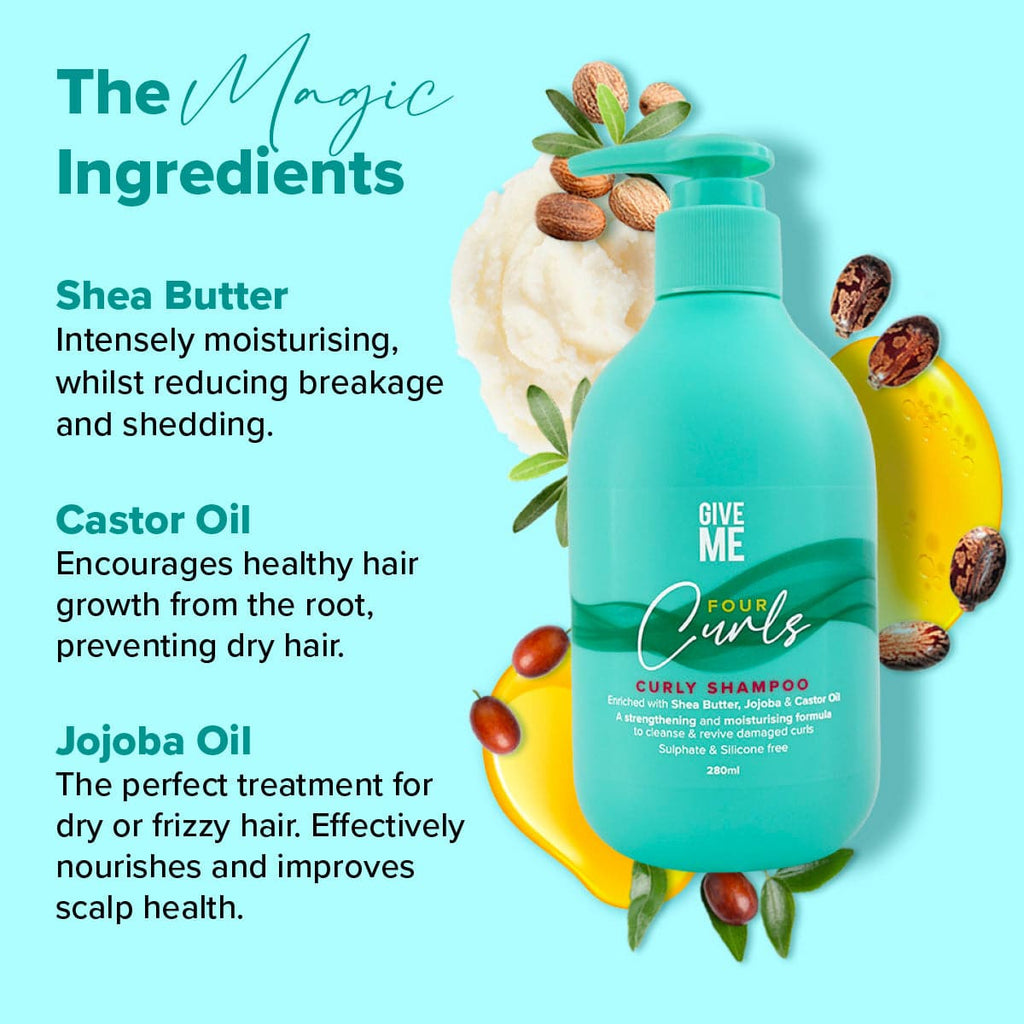 Four Curls Moisturising Shea Butter Shampoo