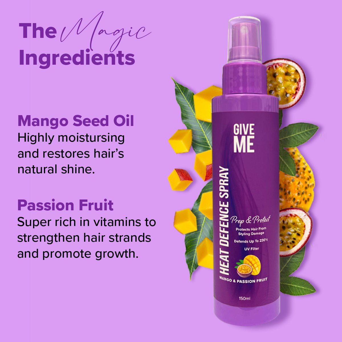 Heat Defence Spray - Mango & Passion Fruit