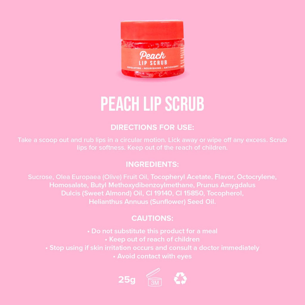Peach Sugar Lip Scrub