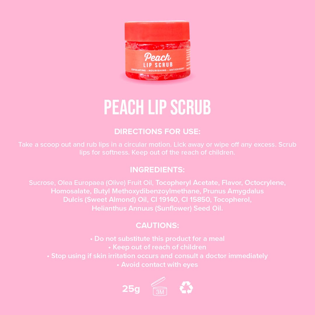 Peach Sugar Lip Scrub