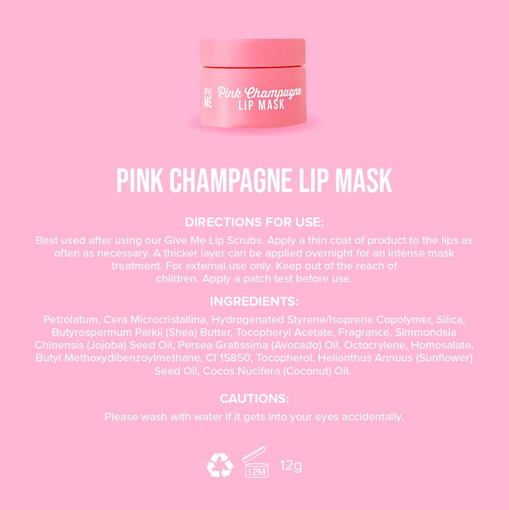 Pink Champagne Lip Mask