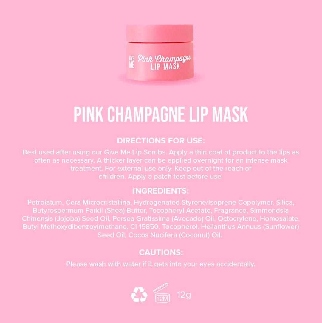 Pink Champagne Lip Mask