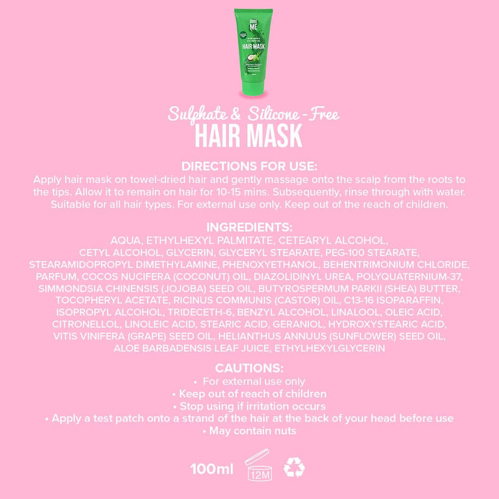 Sulphate & Silicone-Free Deep Conditioning Hair Mask